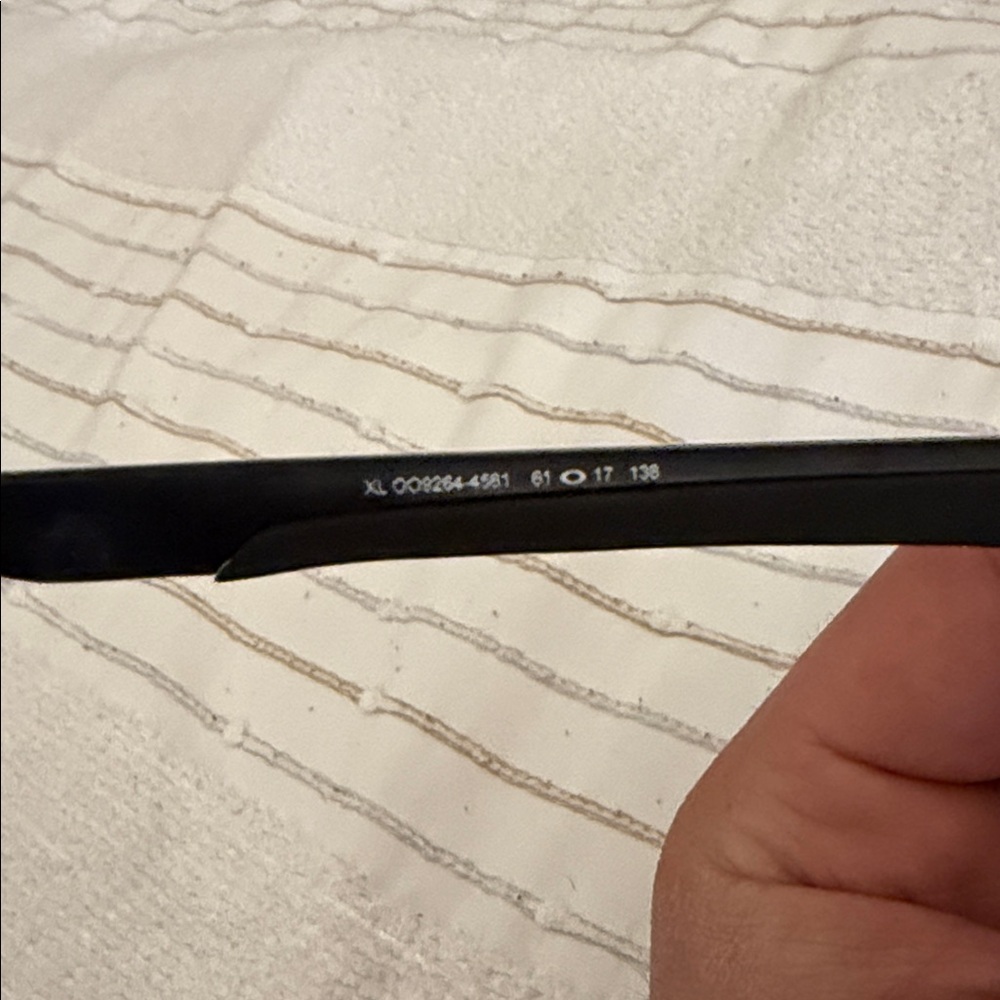 Oakley Glossy Black Sunglasses - Picture 6 of 6